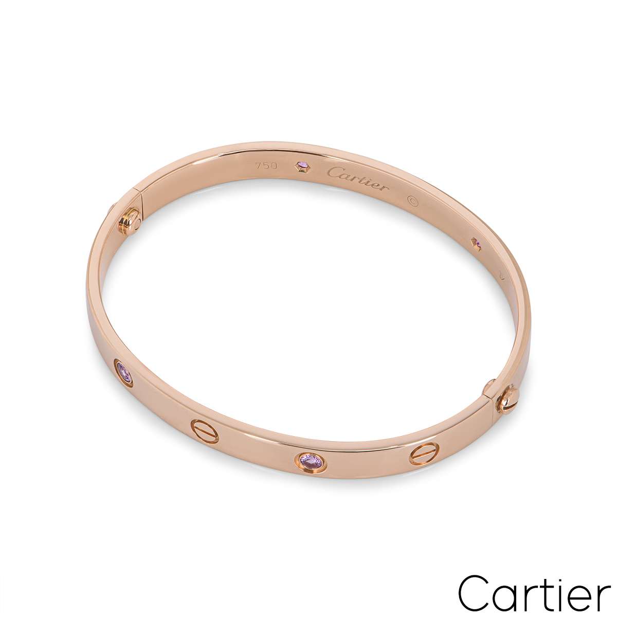 CRB6037300 - Saphirs Légers de Cartier bracelet - Pink gold, pink